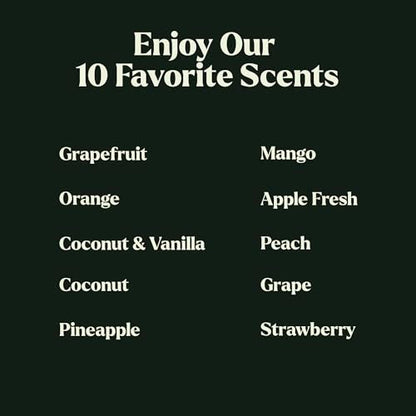 Fragrance Oil Set - Premium Grade 10 Pcs Scented Oils for Candle Making, Soap Scents, Aroma Beads, Bath Bombs, Perfume & Flavoring Oil for Lip Gloss - Essential Oils with Fruity Scents (10ml)