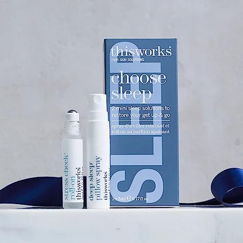 thisworks Choose Sleep Travel Kit - The Deep – Natural Essential Oils: Formulated with high-quality eucalyptus, – Image 4
