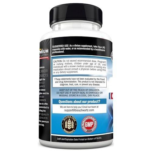 BioSchwartz Bone Strength Supplement - Gentle Non-Constipating Bone Health Supplement for Women & Men with 9-in-1 Complex with Calcium Magnesium Zinc D3 K2 & More - 3rd Party Tested - 1 Month - görsel 4