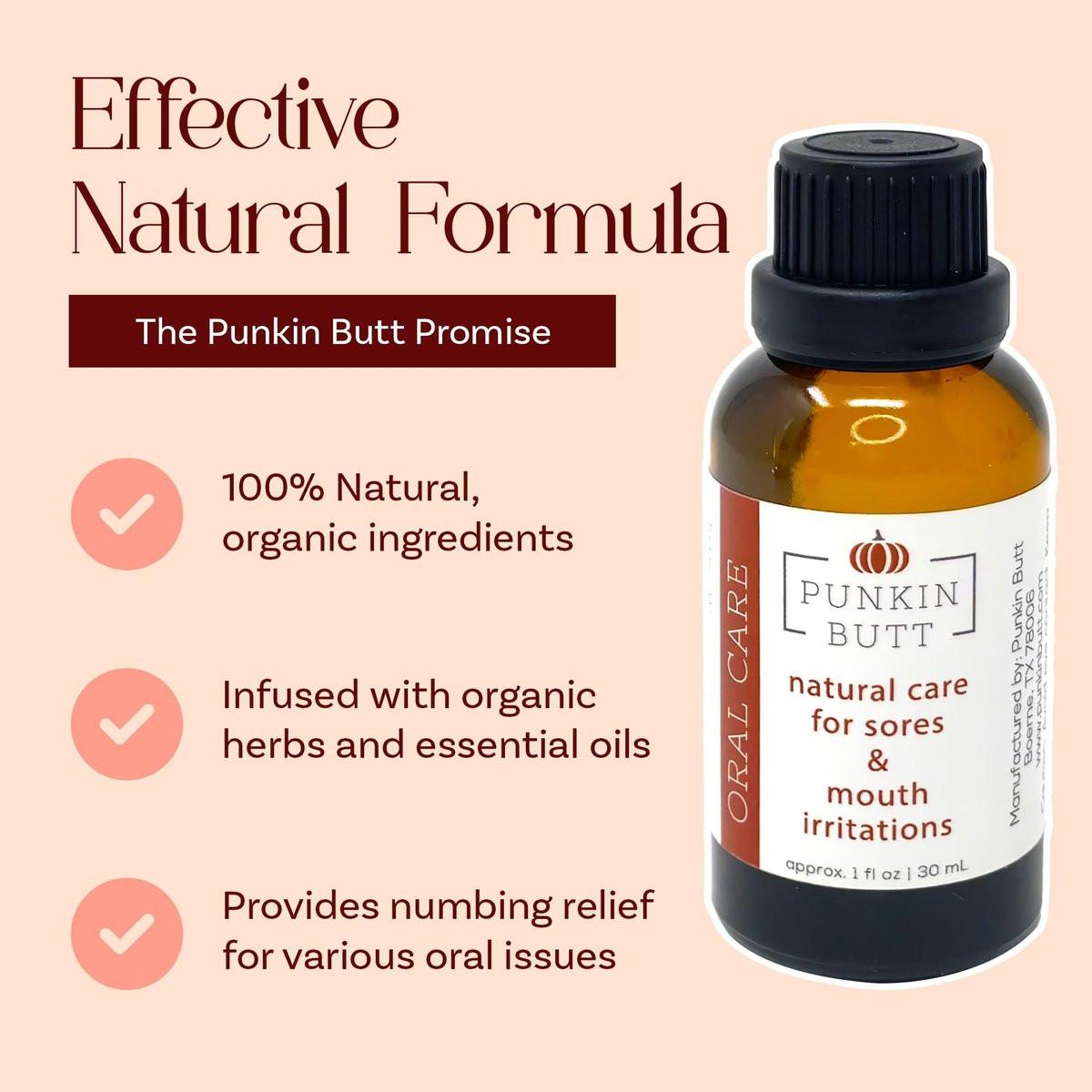 Punkin Organic Tooth & Gum Relief Oil - Pre-Diluted Clove Essential Oil Herbal Blend | Natural Daily Use Soothing Drops for Mouth Irritation | Chamomile & Peppermint Infusion (1oz) - görsel 9