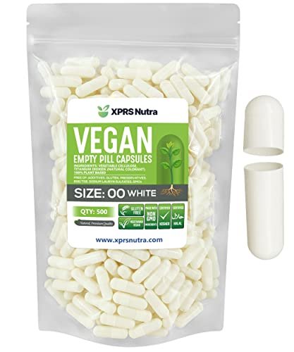 XPRS Nutra Size 00 Empty Capsules - 500 – DIY Capsule Filling: Ideal for those who want to create custom – Image 2