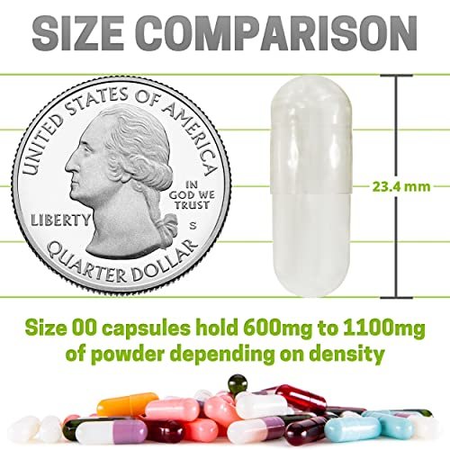 XPRS Nutra Size 00 Empty Capsules - 500 – 500 Count: A generous quantity that allows for multiple batches or – Image 4