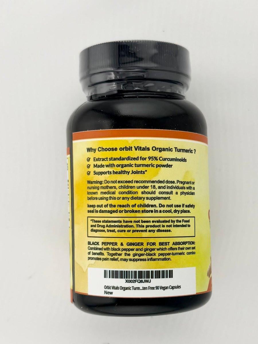 Turmeric Curcumin with Black Pepper & Ginger 2250mg - Ultra Potent Turmeric Supplement with 95% Curcuminoids & BioPerine for Joint Support, Enhanced Bioavailability, Immune Health - 90 Vegan Capsules - görsel 3