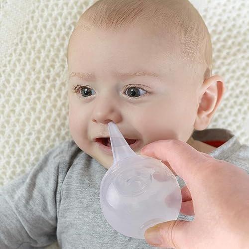 Innovo FSA/HSA Eligible Hospital Grade Silicone Twister Bulb Baby Ear Syringe and Nasal Aspirator, Sucks Snot and Mucus, Cleanable and Reusable, Clear - görsel 6