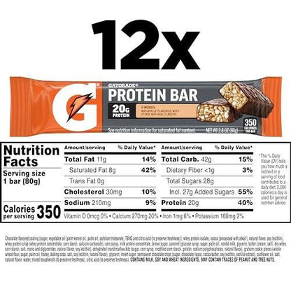 Gatorade Whey Protein Recover Bars, S'mores, – Trusted Brand: Gatorade has been a leader in sports nutrition for – Image 4