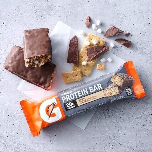 Gatorade Whey Protein Recover Bars, S'mores, – Protein Source: Whey Protein – Image 8