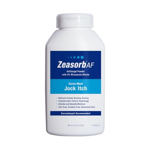 Zeasorb Super Absorbent Antifungal Treatment Powder for Jock Itch, Dermatologist Recommended, Attacks and Absorbs Moisture, Patented Odor Control Technology, with Bentonite Clay and Aloe, 2.5 oz - görsel 2