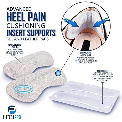 Plantar Fasciitis Foot Pain Relief 14-Piece Kit – Premium Planter Fasciitis Support, Gel Heel Spur & Therapy Wraps, Compression Socks, Foot Sleeves, Arch Supports, Heel Cushion Inserts & Grips - görsel 12