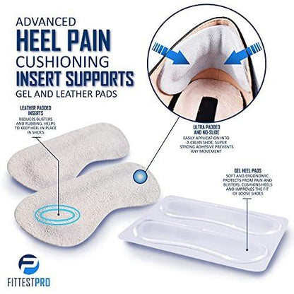 Plantar Fasciitis Foot Pain Relief 14-Piece Kit – Premium Planter Fasciitis Support, Gel Heel Spur & Therapy Wraps, Compression Socks, Foot Sleeves, Arch Supports, Heel Cushion Inserts & Grips