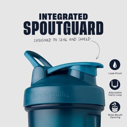 BlenderBottle Classic V2 Shaker Bottle – 45 oz, Ocean Blue – Ideal for Protein Shakes & Pre-Workout - görsel 4