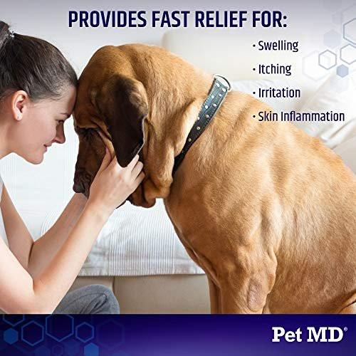 Pet MD Hydrocortisone Spray for Dogs, Cats, Horses - Itch Relief Spray & Hot Spot Treatment for Dogs, Irritated Dry Itchy Skin, Allergies, and Dermatitis - Reduces Topical Inflammation - 4 oz - görsel 8
