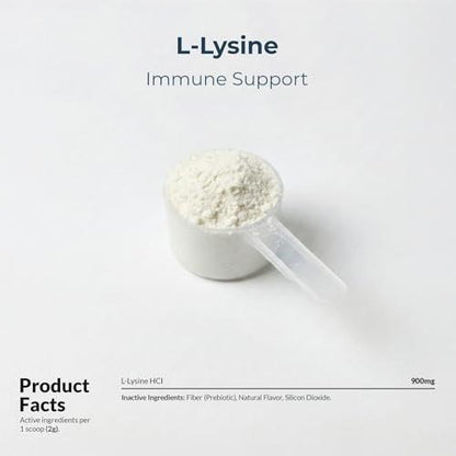L-Lysine Supplement for Cats 900mg/scoop - Cat Supplement for Sneezing and Runny Nose, Cold, Immune Support, Eye Function, and Respiratory Health – Lysine Powder