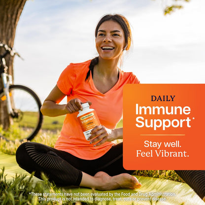 Vitamin C 1000mg | Immune Support | Timed-Release Capsules | 1 Year Supply | Vitamin C Supplement with Acerola Cherry & Rose Hips | Daily Antioxidant & Wellness Support | Vegan, Non-GMO | 365 Ct