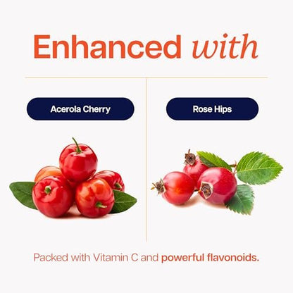 Vitamin C 1000mg | Immune Support | Timed-Release Capsules | 1 Year Supply | Vitamin C Supplement with Acerola Cherry & Rose Hips | Daily Antioxidant & Wellness Support | Vegan, Non-GMO | 365 Ct