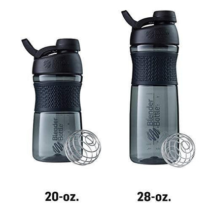 BlenderBottle SportMixer Shaker Bottle Perfect for Protein Shakes and Pre Workout, 20-Ounce, Rose