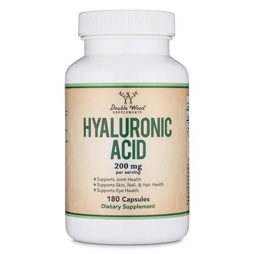 Double Wood Supplements Hyaluronic Acid, 180 Capsules (100 mg per Capsule) - görsel 4
