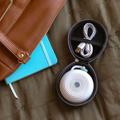 Yogasleep Crush-Resistant Travel Case for Hushh & Rohm White Noise Sound Machines – Protective Carrying Pouch with Double Stitch Zipper, Scratch & Splash Protection (Grey) - görsel 5