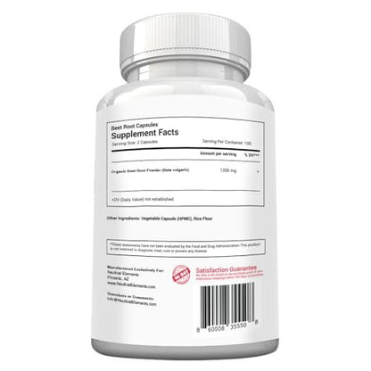 Beet Root Capsules - 1200mg Per Serving - – Immune System Boost: Packed with vitamin C, iron, and other – Image 6