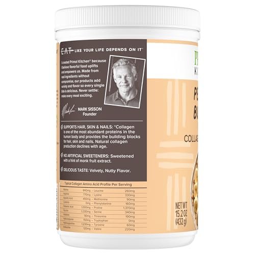 Primal Kitchen Peanut Butter Flavor Collagen – 20g Collagen Peptides per Serving: Each scoop delivers a potent – Image 16