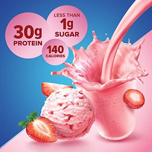 Pure Protein Strawberry Protein Shake, 30g Complete Protein, Ready to Drink and Keto-Friendly, Vitamins A, C, D, and E plus Zinc to Support Immune Health, 11oz Bottles, 12 Pack - görsel 9