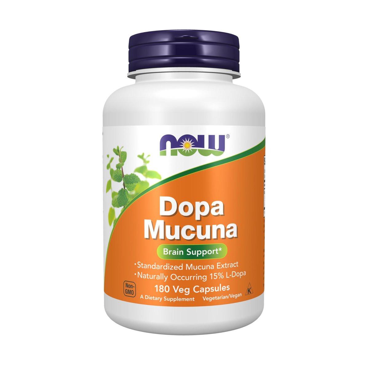 NOW Foods Supplements, DOPA Mucuna, Standardized Mucuna Extract with Naturally Occurring 15% L-Dopa, 180 Veg Capsules - görsel 5