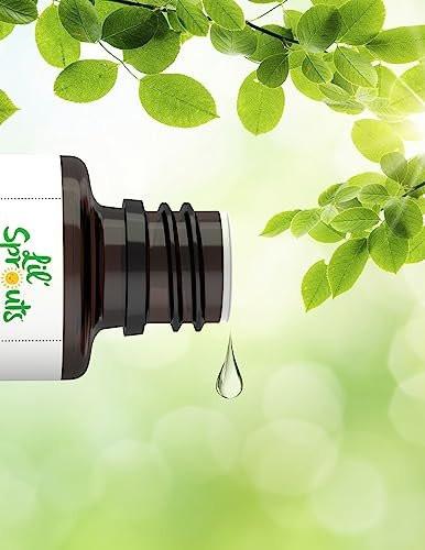 Carlyle Baby Vitamin D3 Liquid Drops | 400 IU | .31oz (9.2 mL) 1 Year Supply (365 Servings) | Vegetarian, Non-GMO, and Gluten Free By Lil' Sprouts - görsel 1