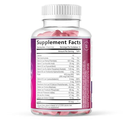 Hair Vitamins Gummies with Biotin 5000 mcg per Serving - Hair Growth Support with Vitamins E & C for Thicker, Stronger & Beautiful Hair - Hair Skin and Nails Vitamin, Gluten Free - 120 Gummies