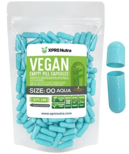 XPRS Nutra Size 00 Empty Capsules - 100 – Size 00: This standard size offers a generous capacity (approximately – Image 2
