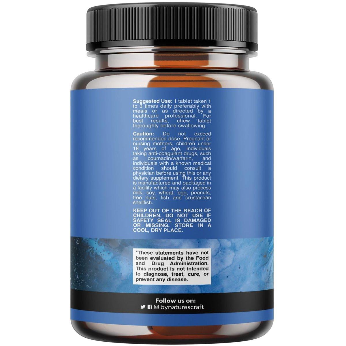 Vitamin D3 with K2 MK7 Supplement - Vitamin D3 2000 IU Tablets and K2 for Immune Support Bone Health Heart Health Joint Support Bone Strength and Mood Boost - VIT Immune System - 60 Count - görsel 3