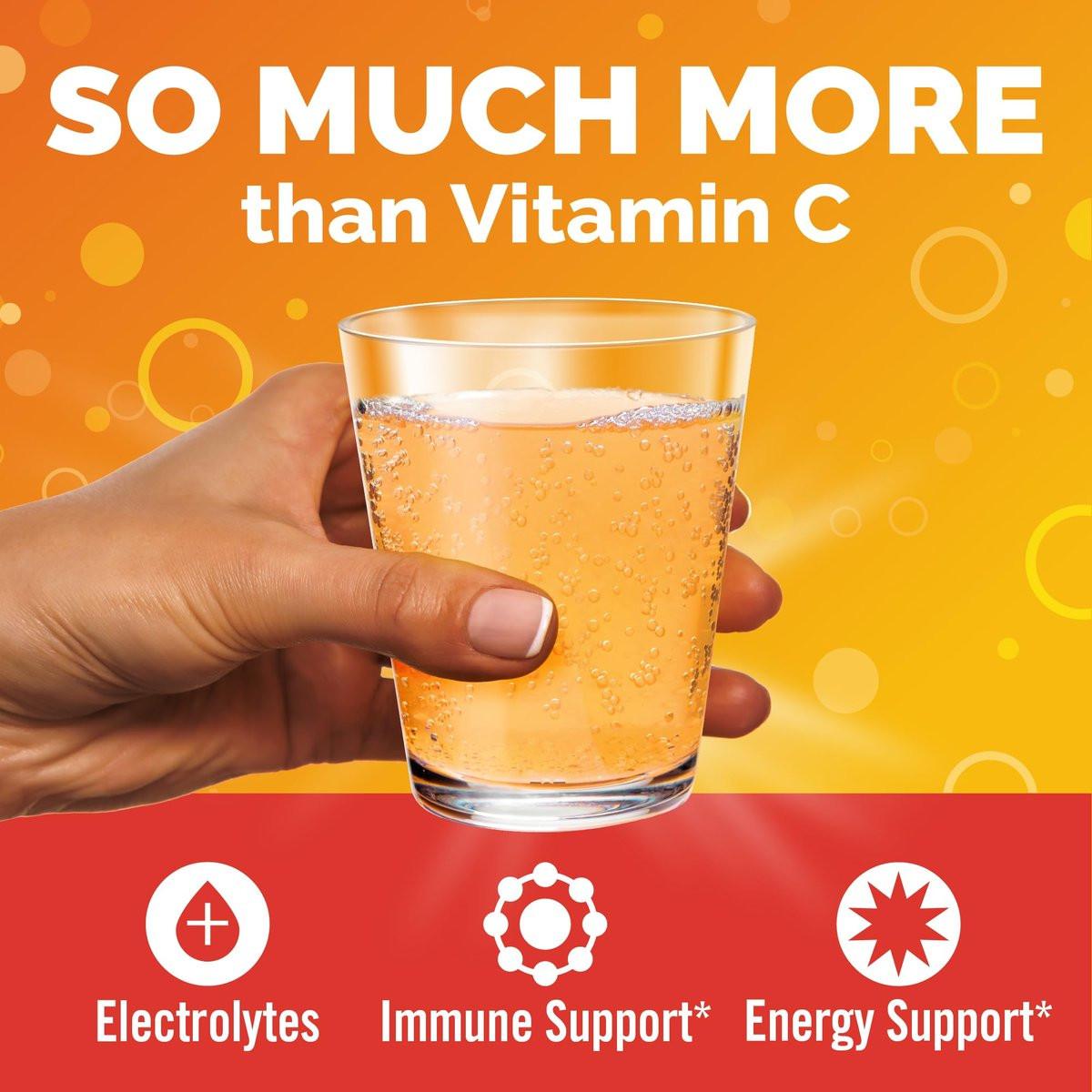 Emergen-C Citrus-Ginger Fizzy Drink Mix, Turmeric and Ginger, Immune Support, Natural Flavors with High Potency Vitamin C, 18 Count - görsel 3