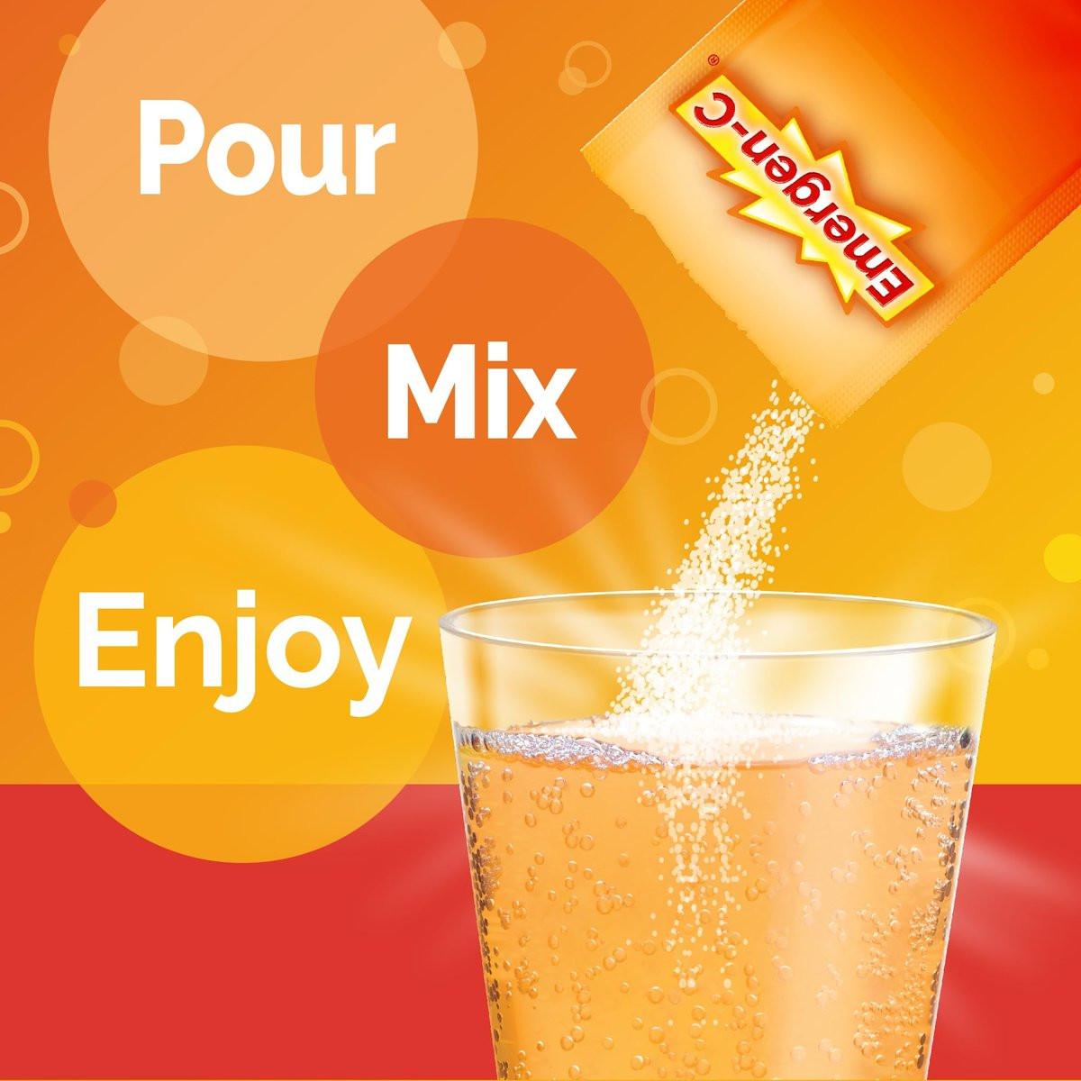 Emergen-C Citrus-Ginger Fizzy Drink Mix, Turmeric and Ginger, Immune Support, Natural Flavors with High Potency Vitamin C, 18 Count - görsel 7