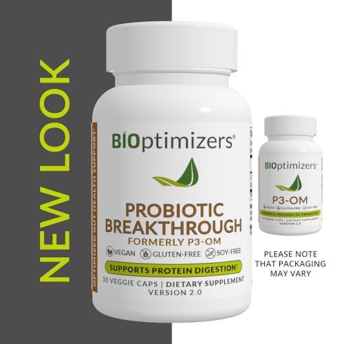 BIOptimizers Probiotic Breakthrough – Lactobacillus Plantarum OM Probiotics & Prebiotics Health Supplement for Gut, Digestive & Immune Support Probiotics for Women Men Elderly– 30 Vegan Capsules - görsel 16