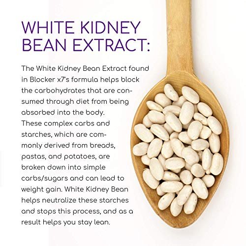 BioGenetic Laboratories Women & Men Carb Blocker X7 - White Kidney Bean Cheat Pill - Keto-Friendly - Carb Blocker Pills - Appetite Suppressant to Maintain Your Ideal Body Weight (90 Capsules) - görsel 13