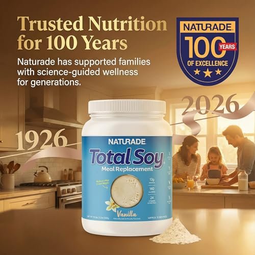 Naturade Total Soy, Weight Loss Shake, Vanilla, 1.2 lb (540 g) - görsel 18