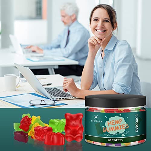 AFXMATE Hemp Gummies 50000 mg Fruit Flavored Gummy (90 Gummies) - görsel 2
