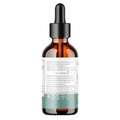 Healthy Genetics Liquid Probiotics for Women Men & Kids | Prebiotic + Ginger + Probiotics for Digestive Health | Acidophilus Probiotic | Dairy Free | Vegan | Non-GMO | Gluten Free | 30 Servings - görsel 1