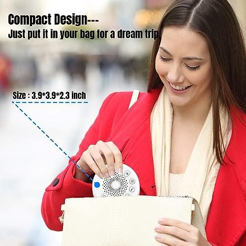 Easysleep White Noise Machine with 25 – 32 Volume Levels: Fine-tune the sound to your comfort, from a whisper to a – Image 2