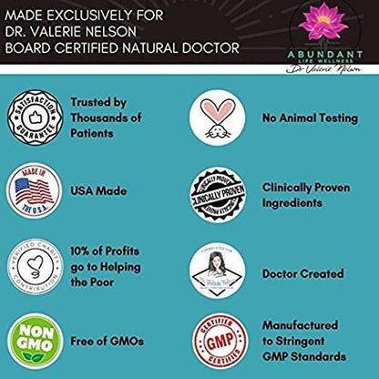 Dr. Valerie Nelson Nicotinamide 500 mg - Vitamin B3 – Energy; Cell & Skin Health. Value Priced - Flush-Free - 120 Veggie Caps