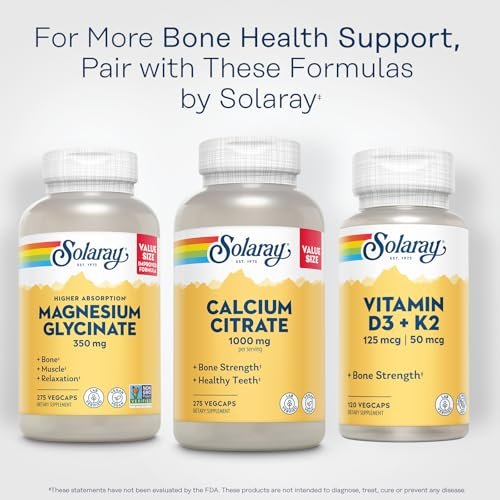 Solaray Calcium Citrate 1000mg - Chelated – Chelated for Absorption: The chelated form enhances bioavailability, – Image 3