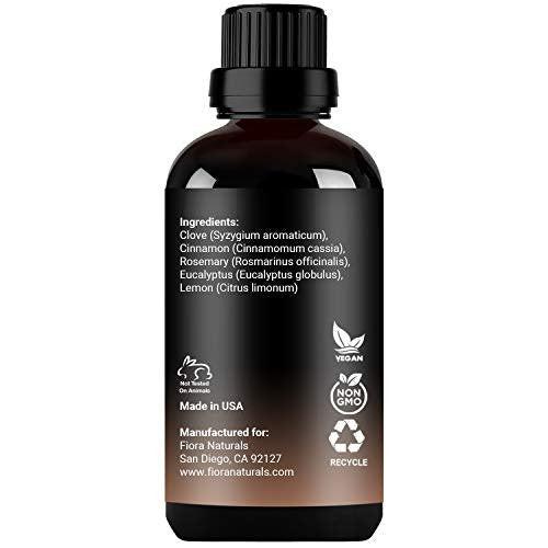 Immunity Essential Oil Blend for Health Shield Aromatherapy with Clove Cinnamon Lemon Rosemary & Eucalyptus Oil - Thieves and Robbers Safeguard Oil - Immune Support Blend - Diffuse or Apply - görsel 12
