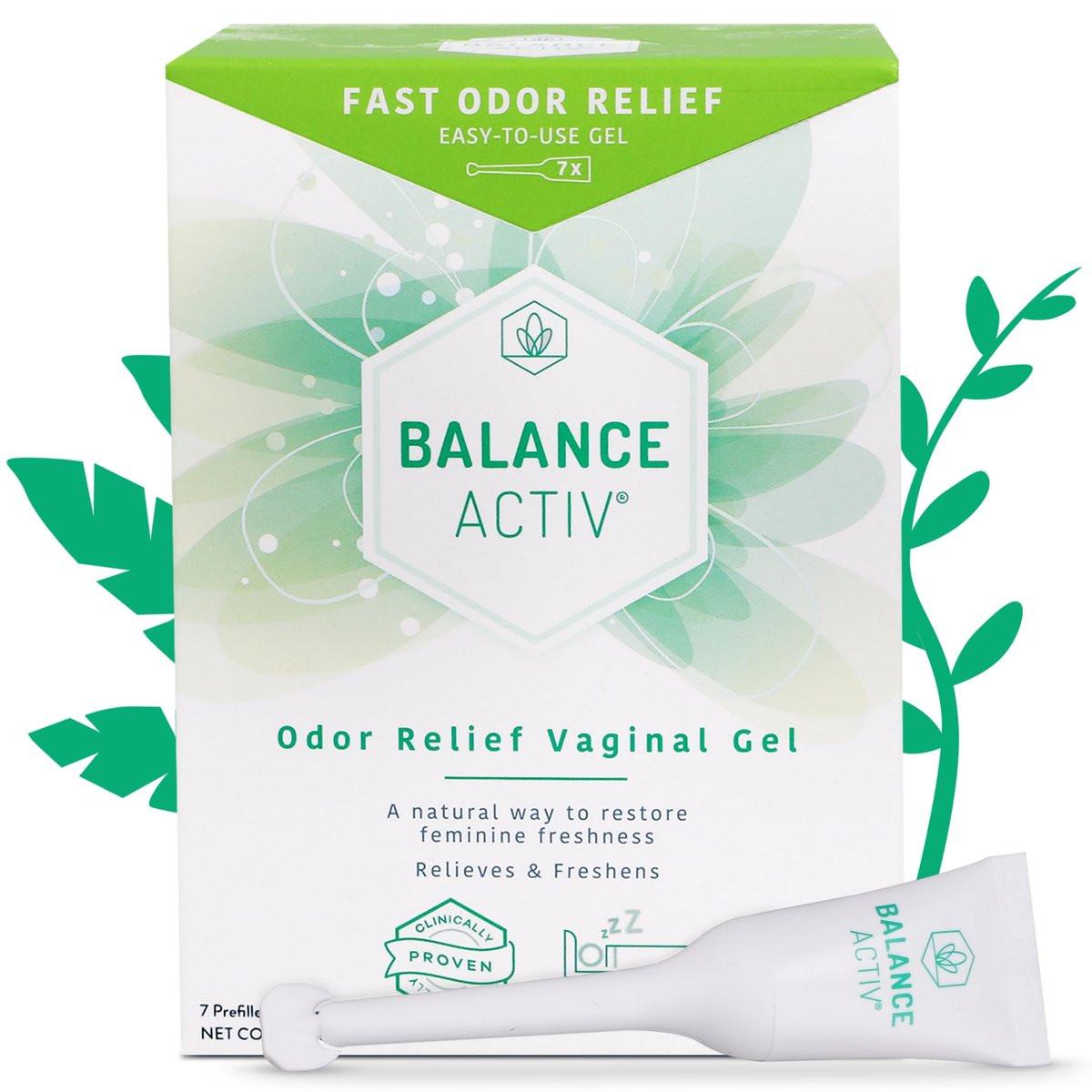 Balance Activ Odor Relief pH Balanced Vaginal Gel for Women, Works Naturally to Rapidly Relieve Unpleasant Odor & Restore Feminine Freshness - görsel 1