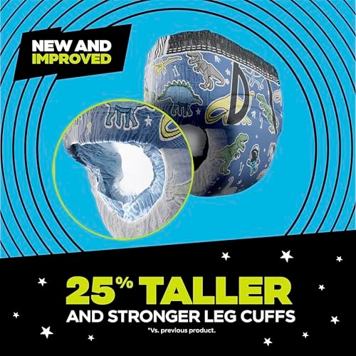 Ninjamas Boys Bedwetting Nighttime Underwear, Size L (64-95+ lbs), 34 Count, Overnight Protection, Ultra Absorbent, Hypoallergenic - görsel 16