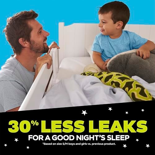 Ninjamas Boys Bedwetting Nighttime Underwear, Size L (64-95+ lbs), 34 Count, Overnight Protection, Ultra Absorbent, Hypoallergenic - görsel 6