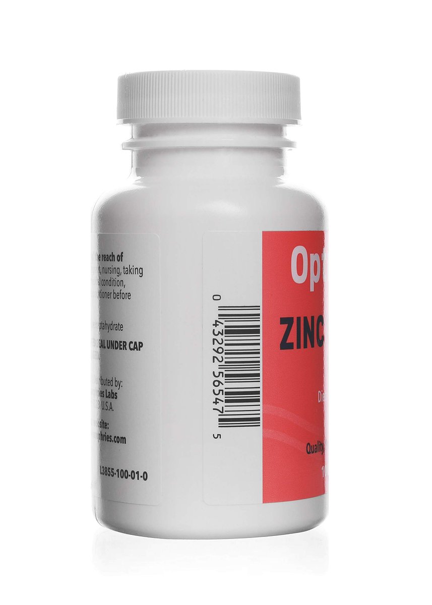 Zinc Sulfate 220 mg 100 Count Capsules | Dietary Supplement by WELMATE - görsel 4