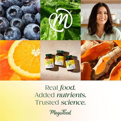 MegaFood Methyl B12 - Vegan - Includes Methyl Folate, Vitamin B12 & B6 - Supports Cellular Energy Production, Nervous System Health & Cardiovascular Function - 60 Tablets
