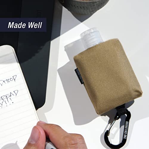 2nd Childhood Travel Hand Sanitizer Keychain – Small Refillable 2 oz Bottle with Clip-On Holder – Portable Sanitizer Case for Purse, Backpack, Gym Bag - görsel 3