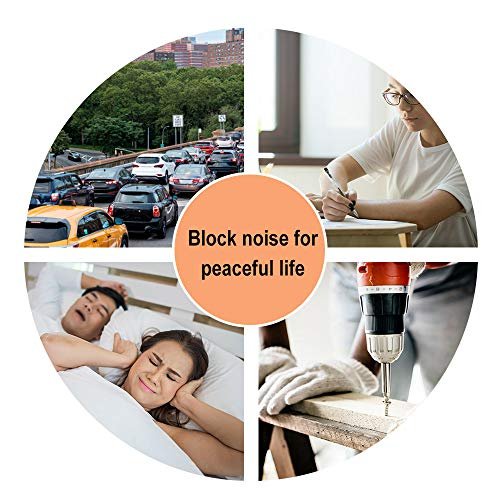 20 Pair Foam Ear Plugs with Cord - Soft & Comfortable Ear Protection - Disposable Ear Plugs Individually Wrapped with Noise Cancelling up to 32dB - Ideal for Sleeping Construction Shooting Sports - görsel 1