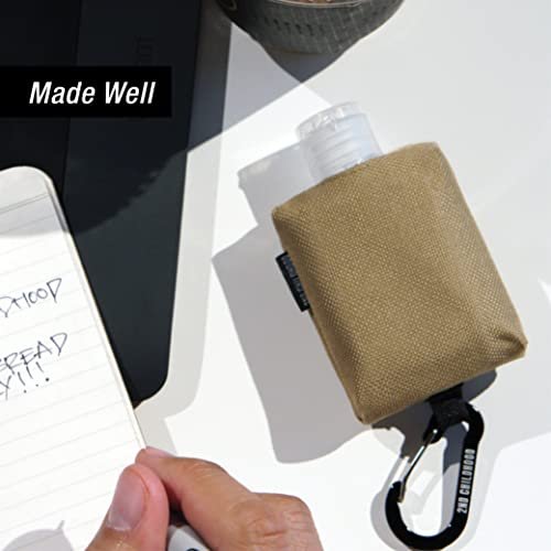 2nd Childhood Travel Hand Sanitizer Keychain – Small Refillable 2 oz Bottle with Clip-On Holder – Portable Sanitizer Case for Purse, Backpack, Gym Bag - görsel 3
