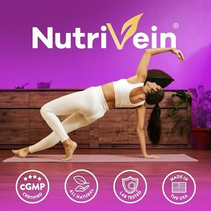Nutrivein Premium Zinc Picolinate 100mg - 120 Capsules for Adults: High-Absorption Zinc Picolinate Supplements - Essential Nourishment for Overall Wellness - Max Bioavailability