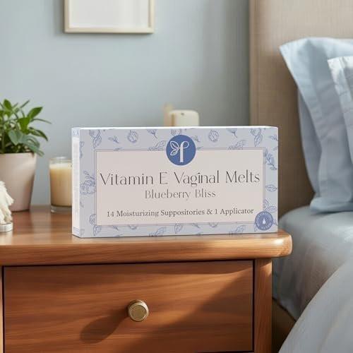 Femallay Organic Vaginal Melts – Blueberry – Moisturizes and Refreshes – 14 Count + Applicator - görsel 14